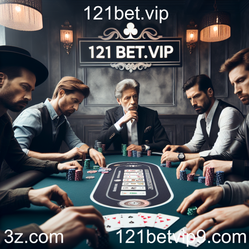 Descubra o Mundo do Poker no 121bet.vip